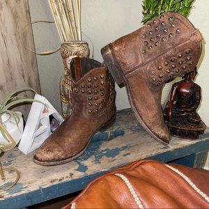 Women’s FRYE Leather Ankle Boots Size 10B